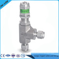 Adjustable gas pressure relief valve